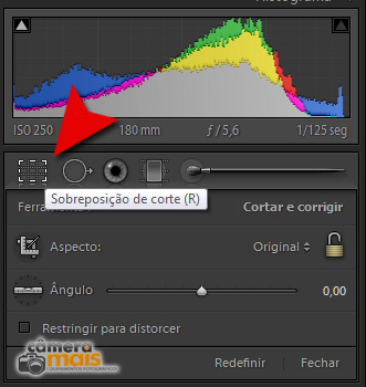 Sobreposição de Corte usando o Lightroom 3